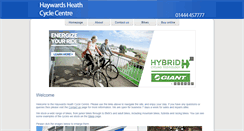 Desktop Screenshot of haywardsheathcyclecentre.com